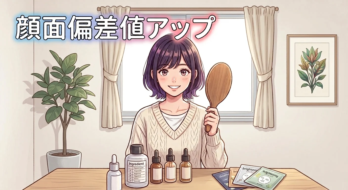 顔面偏差値アップ